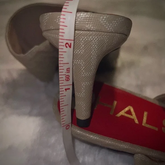 Halston Beige Heels - Picture 6 of 6